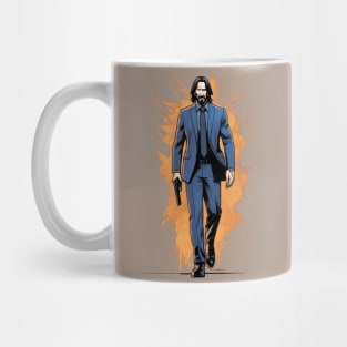 john wick - Comic book style Mug